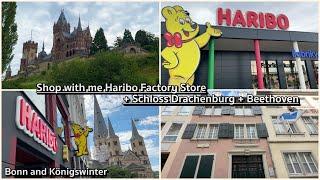 Shop with me Haribo Factory Store (+ prices), Castle, and Beethoven | Bonn & Konigswinter Day Trip