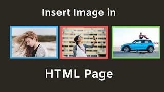 How to insert image in html using notepad