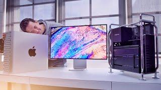 MASSIVE Mac Pro + Pro Display XDR Unboxing!