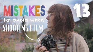 13 MISTAKES to avoid when shooting film (not only for beginners)