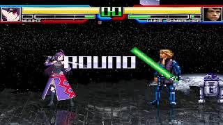 NICK54222 MUGEN: Yuuki Konno (me) VS Luke Skywalker