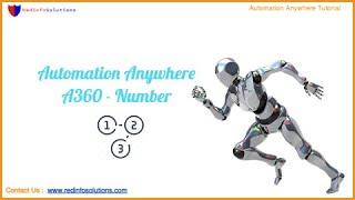 Automation Anywhere A360 Number Package  Number Variable