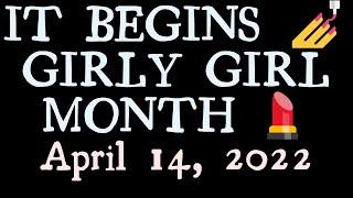 F1NN5TER 2022-04-14 Stream: IT BEGINS  GIRLY GIRL MONTH 