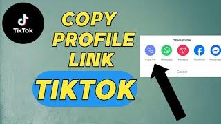 How to copy my tiktok profile link | my tiktok profile url