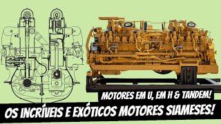 MOTORES EM U, EM H & TANDEM - OS INCRÍVEIS MODELOS SIAMESES!