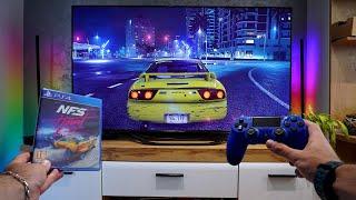 NFS: Heat- PS4 Slim- Upscaled On 4K ULED TV | POV Gameplay |