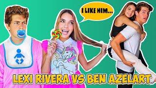 Lexi Rivera VS Ben Azelart TikToks | EXTREME Try Not to Laugh Challenge