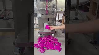 ZONESUN Automatic Capsule Sachet Vertical Form Filling Sealing Machine With 6 Vibrating Feeder