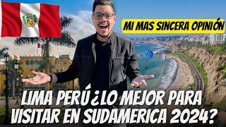 LIMA Perú probablemente la MEJOR ciudad turistica de SUDAMERICA que hacer en 1 día  te CONQUISTARA