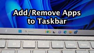 How to Pin / Unpin Apps to Taskbar on Windows 11 or 10 PC