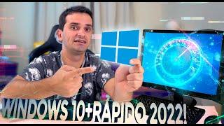 DEFINITIVO!! Vai deixar seu WINDOWS 10 muito + RÁPIDO e LEVE!!