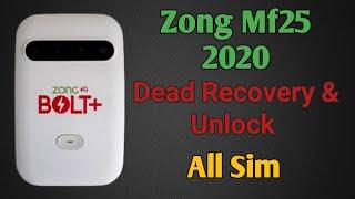 Zong Mf25 2020 Dead + Unlock All Network