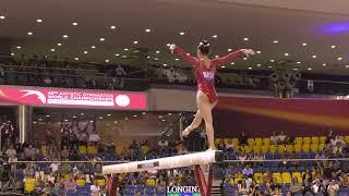 Kara Eaker - Balance Beam - 2018 World Championships - Women’s Team Final