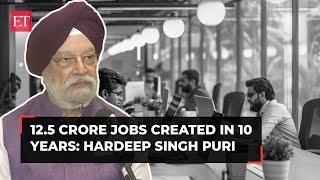 12.5 crore jobs created in 10 years: Hardeep Singh Puri cites SBI report, praises Modi Govt