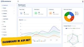 ASP NET Dashboard In The Web | Web Application Dashboard In C# | Dynamic Dashboard | Web Tech