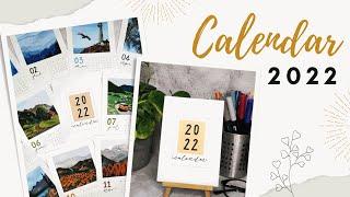 2022 Desk Calendar with 12 Mini Landscape Paintings | Art and Alchemy