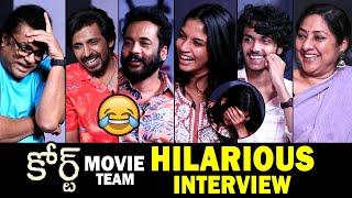 HILARIOUS COMEDY: Court Movie Team Interview | Priyadarshi | Shivaji | Harsh Rohan | Sridevi