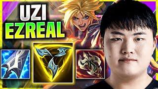 UZI DESTROYING WITH EZREAL! - Uzi Plays Ezreal ADC vs Kai'sa! | Season 11