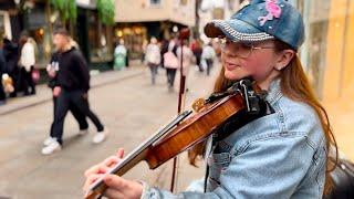 I Was Made For Lovin’ You - Kiss | Violin Cover by Holly May Violin (Street Performance)