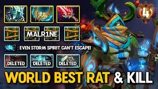 WORLD BEST RAT & KILL MID By Malr1ne Nature Prophet Gleipnir + Bloodthorn Build 7.37b DotA 2