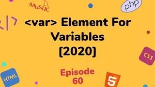 HTML varElement For Variables  Mathematical Expression in HTML  in  [ Hindi ] | [ 2020 ]