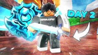 Can I Get DIAMOND Rank In 7 Days? DAY 2.. (Roblox Bedwars)