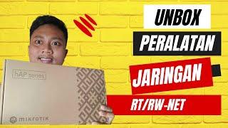 ALAT JARINGAN WIFI RT RW NET | MIKROTIK OLT ODP | UNBOXING