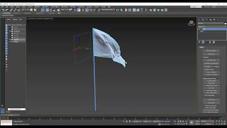 3DMAX Cloth Tutorial: Flag + Wind