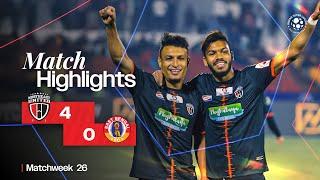 Match Highlights | NorthEast United FC 4-0 East Bengal FC | MW 26 | ISL 2024-25