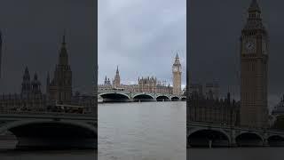 Beautiful London, Big Ben, River Thames, Parliament House #shorts #youtubefeeds