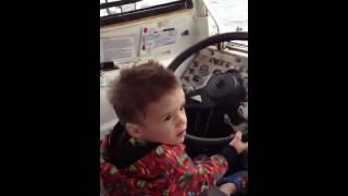 Ej driving the Duck