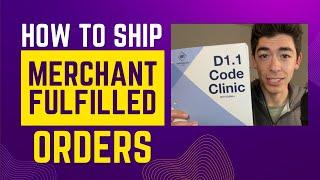 How to Ship Merchant Fulfilled on Amazon!