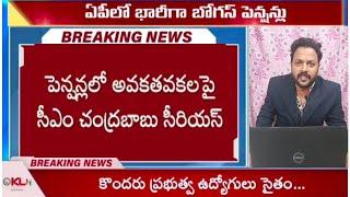 NTR BHAROSA PENSION SCHEME|AP లొ భారీగా బోగస్ పింఛన్లు గుర్తింపు|అన్ని రకాల పెన్షన్లు తొలగింపు|