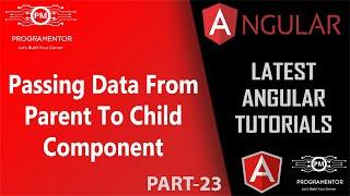 23 | How To Pass Data From Parent To Child Component In Angular | Pass Objects & Arrays (Hindi/Urdu)