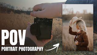 POV Portrait Photography - Moody/Golden Hour Portraits BTS