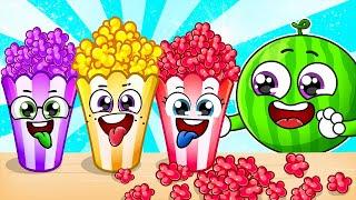 Rainbow Popcorn Song+ MORE Funny Kids Songs And Nursery Rhymes by YUM YUM