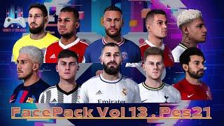 PES 2021 | FACEPACK VOL 13 ~ SIDER VERSION || DOWNLOAD = SOMAA | KITMAKER