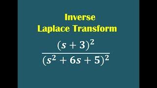 Inverse Laplace Transform by Convolution Theorem for for finding  (s+3)^2/(s^2+6s+5)^2