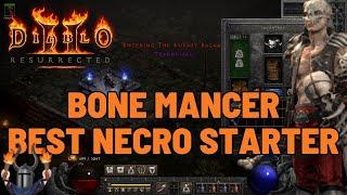 Diablo 2 Necromancer Guide: BUDGET BONE SPEAR | Ultimate Season 8 Starter Setup!