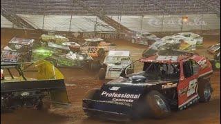 MASSIVE CRASH at Bristol Dirt | 2021 Modified Feature