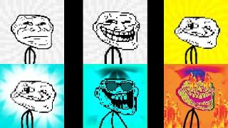 Trollge/Troll face Becoming Canny Meme (16 Bits) (Trollge) (Template) (Short Version) (Not 8 bits)