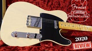 Should You Buy the New Broadcaster? | 2020 Fender 70th Anniversary Broadcaster Tele | Review Demo