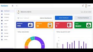 Free Human Resources  Admin Dashboard Template 8 Bootstrap