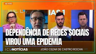 Dependência de redes sociais virou uma epidemia, avalia João Cezar de Castro Rocha