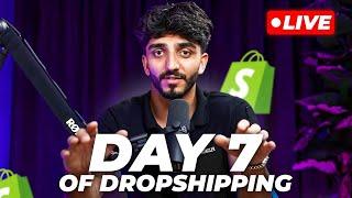 Day 7: Adding My First Winning Product | Shopify Dropshipping Live