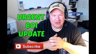 Urgent BOI Update. Feds have filed an emergency appeal. Will it affect Truckers?