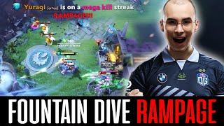 OG.Yuragi MORHPLING - NO RESPECT Fountain Dive RAMPAGE!!! DOTA 2