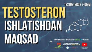 Testosteron olish 3ta maqsadda bo'ladi | 3 Qism #Testosteron_seria