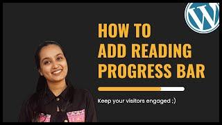 How to add Reading Progress Bar in WordPress