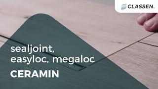 Montaż paneli Ceramin z zamkami sealjoint, easyloc, megaloc | CLASSEN